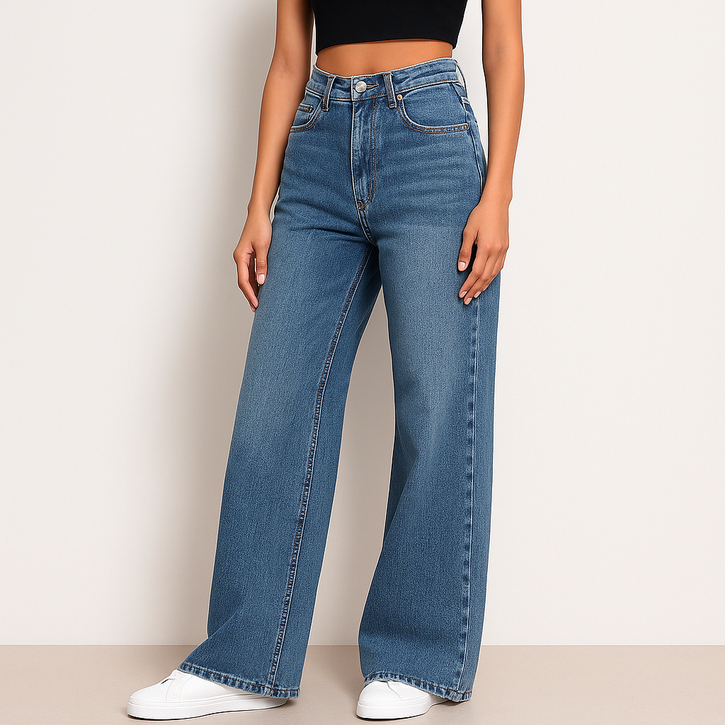 Petite Relaxed Fit Denim Jeans