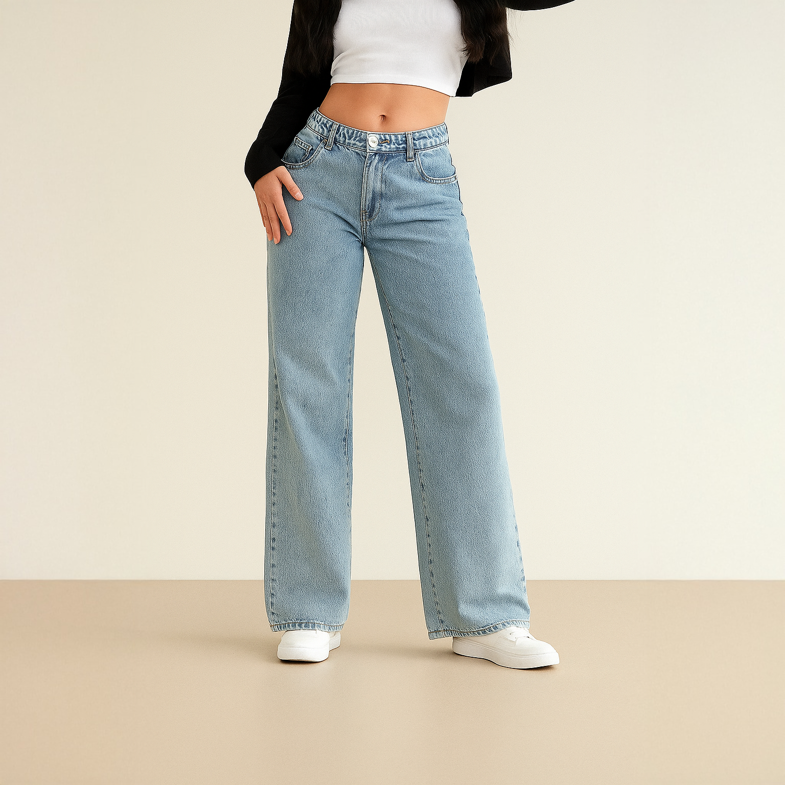 Petite Low Rise Denim Jeans