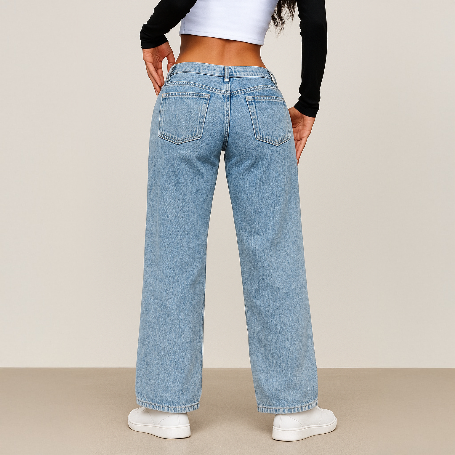 Petite Low Rise Denim Jeans