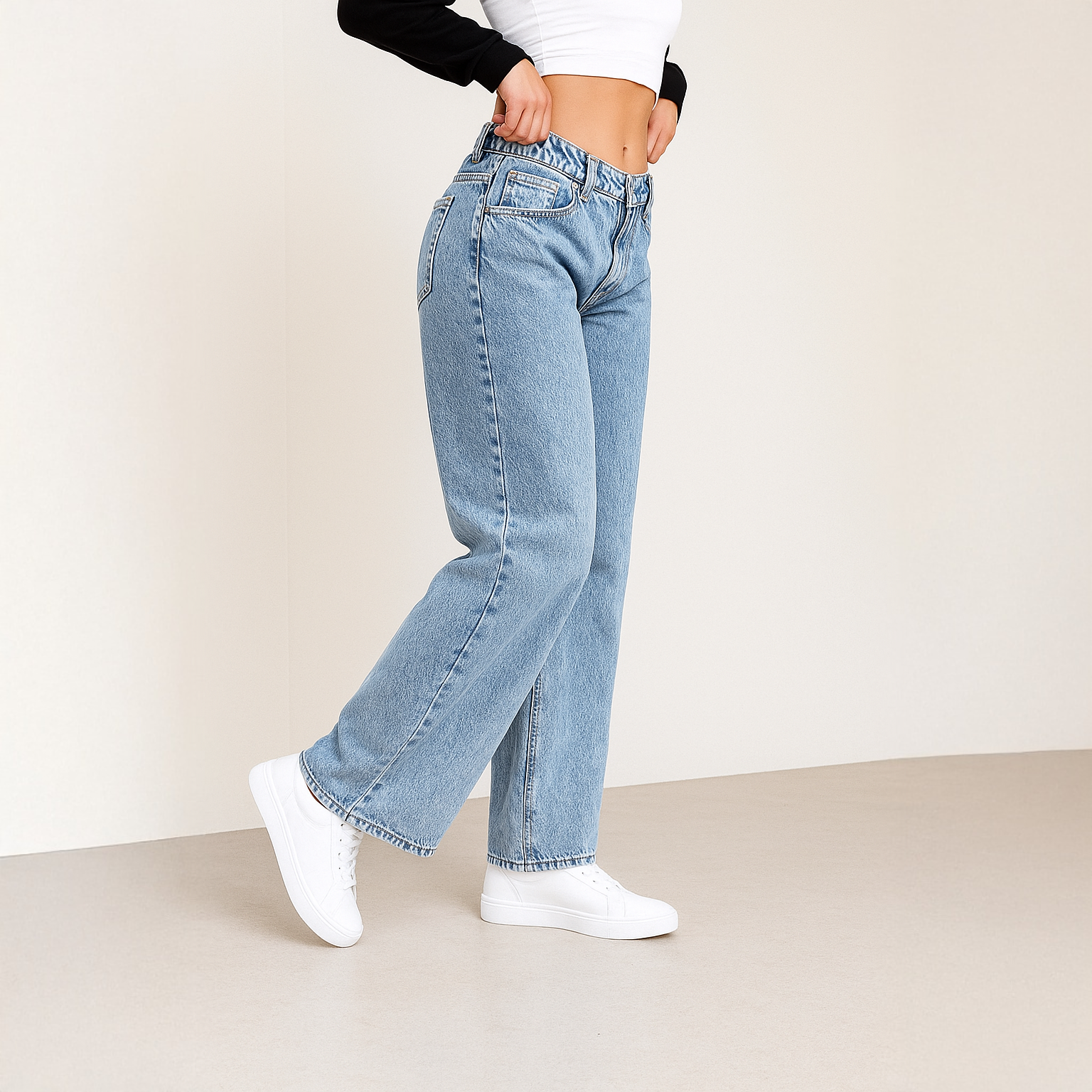 Petite Low Rise Denim Jeans