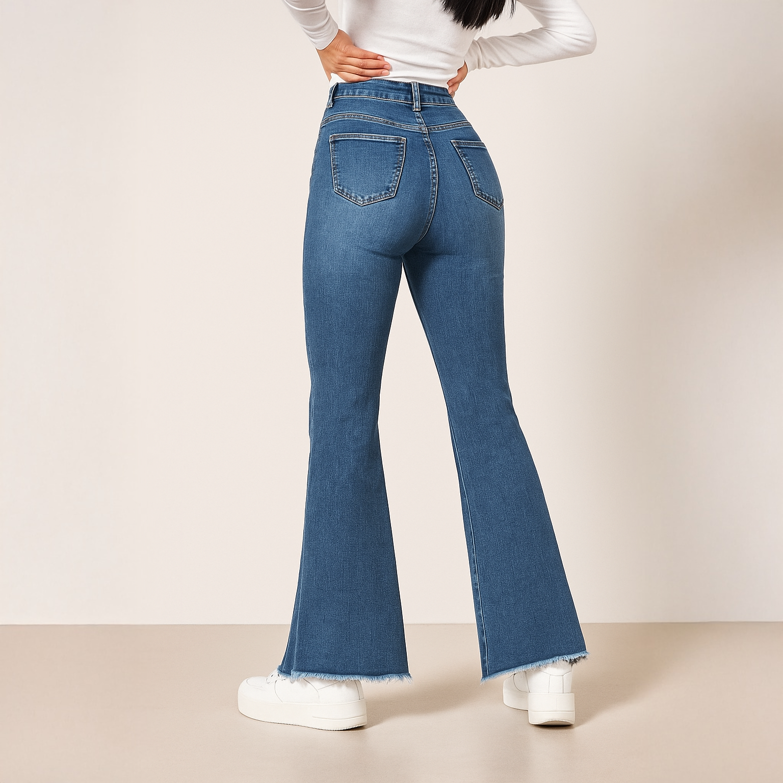 Petite Bootcut Denim Jeans